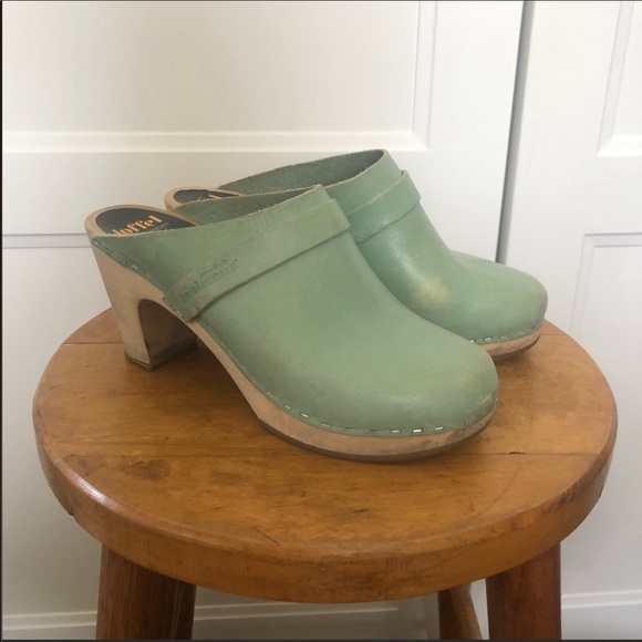 COPY - SWEDISH HABEENS clogs in minty green - Picture 4 of 7